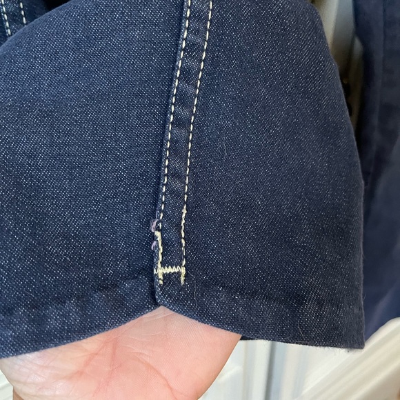 Vintage Saint Germain, High Rise, dark denim jeans - Picture 3 of 6